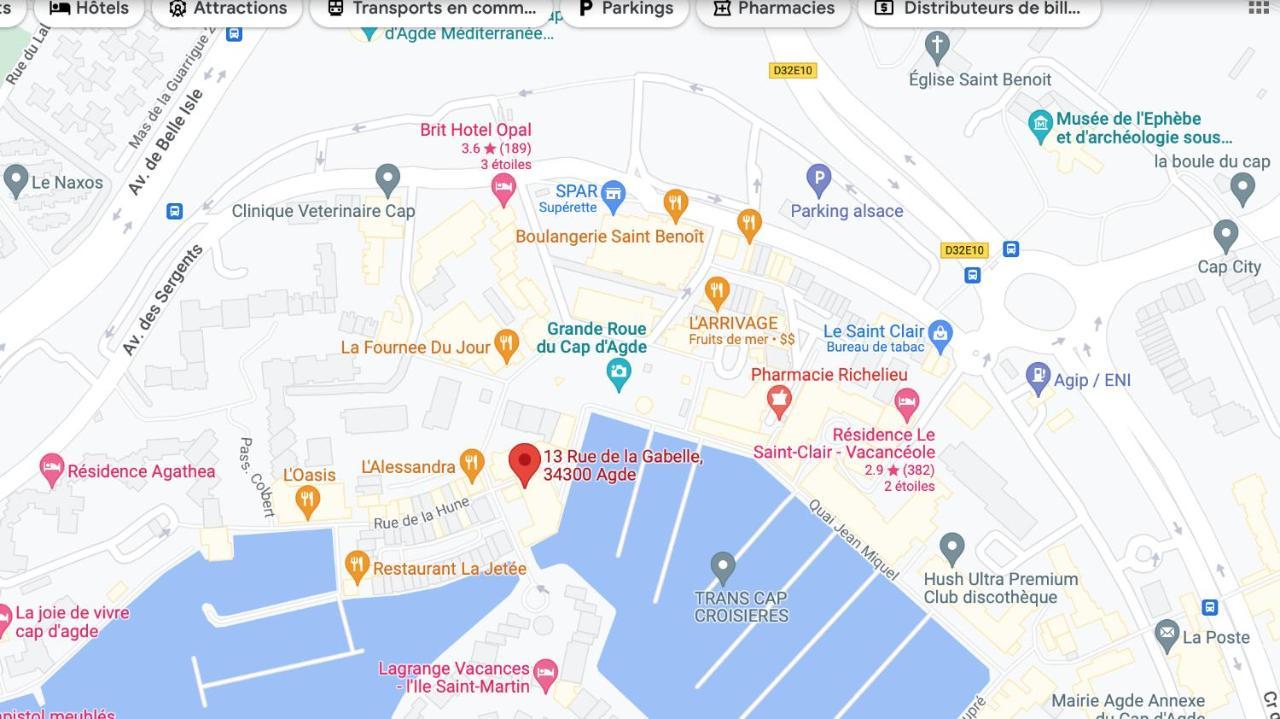 דירות אגדה Port Brescou, T3 En Duplex Climatise, Superbe Vue Sur Le Port מראה חיצוני תמונה